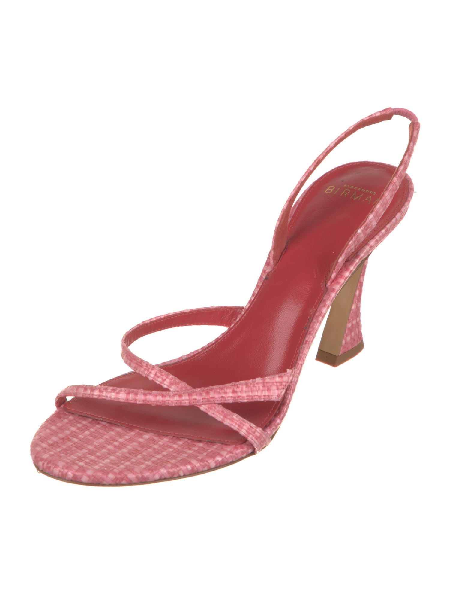 Alexandre Birman Animal Print Slingback Sandals