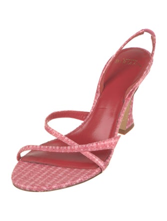 Alexandre Birman Animal Print Slingback Sandals