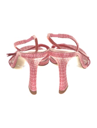 Alexandre Birman Animal Print Slingback Sandals