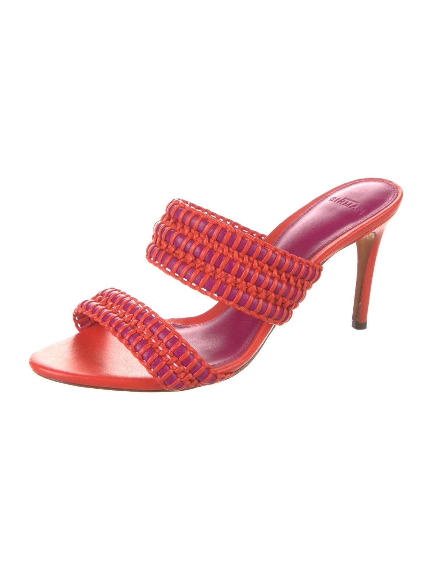 Alexandre Birman Leather Slides