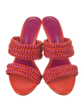 Alexandre Birman Leather Slides