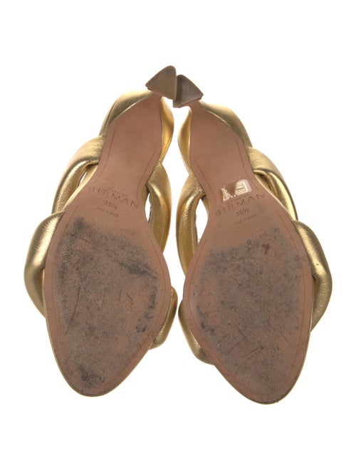 Alexandre Birman Leather Slides