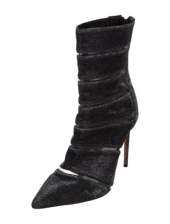 Alexandre Birman Suede Sock Boots