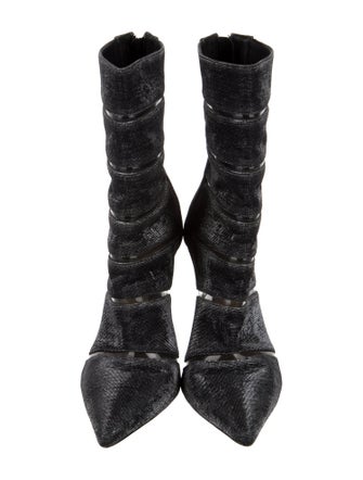 Alexandre Birman Suede Sock Boots