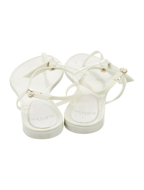 Alexandre Birman Rubber T-Strap Sandals