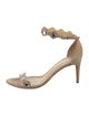 Alexandre Birman Suede Crystal Embellishments Sandals