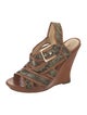 Alexandre Birman Snakeskin Animal Print Gladiator Sandals