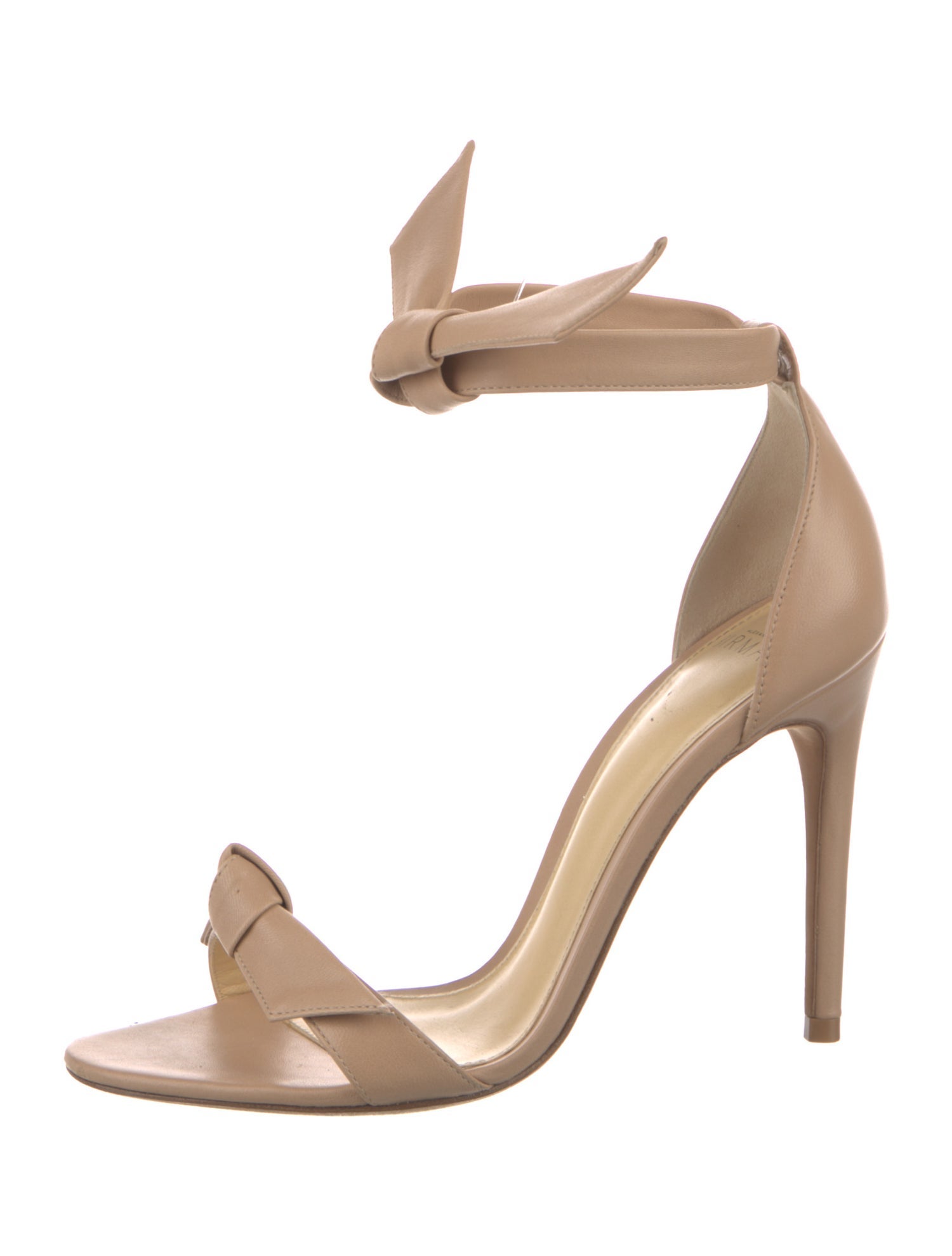 Alexandre Birman Leather Bow Accents Sandals