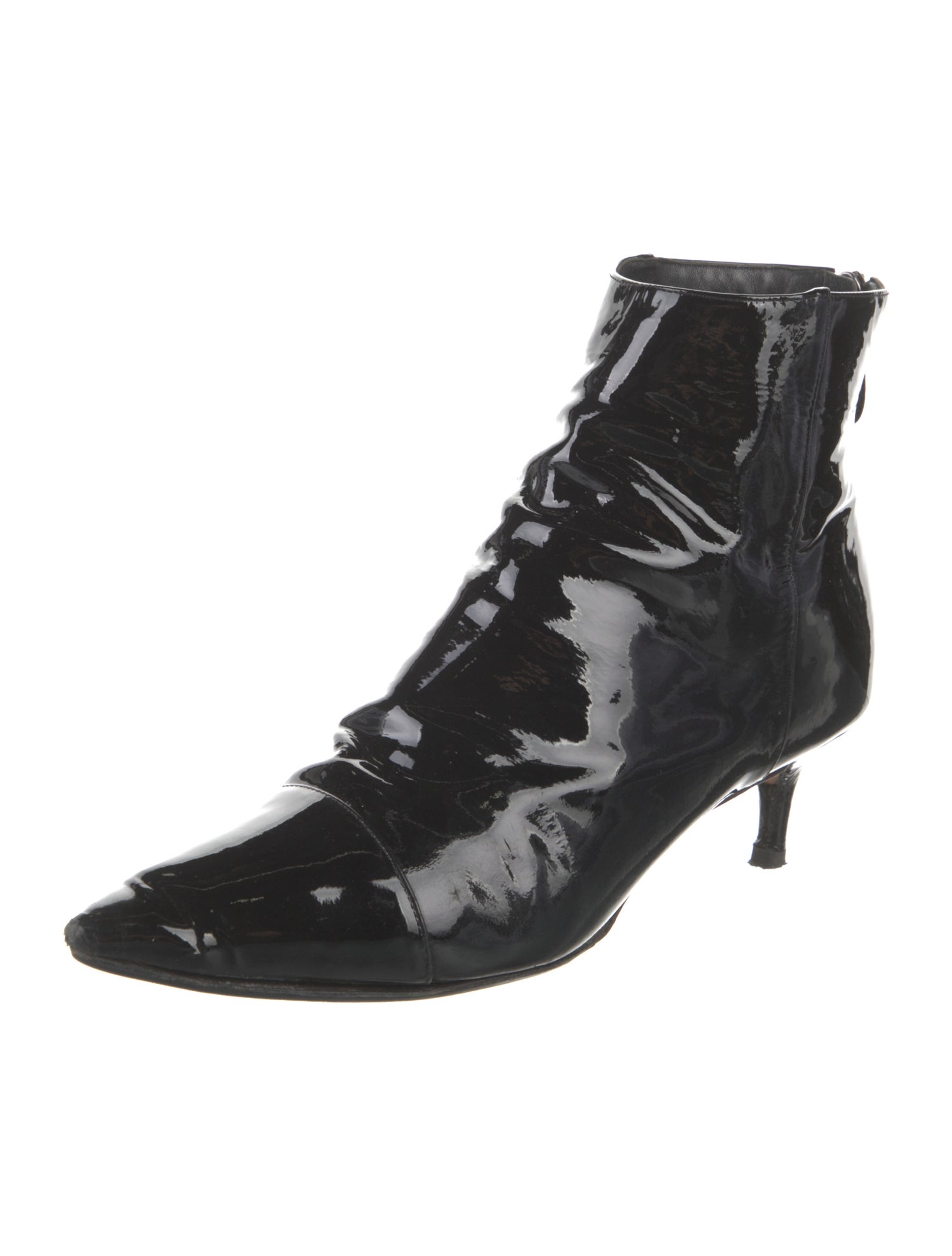 Alexandre Birman Patent Leather Boots