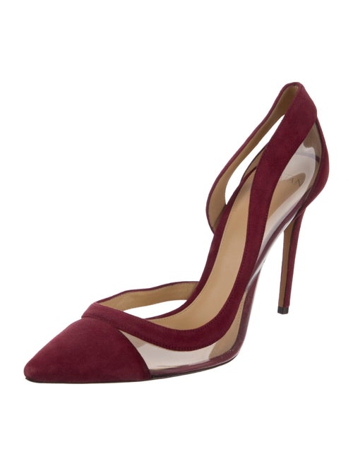 Alexandre Birman Suede D'Orsay Pumps