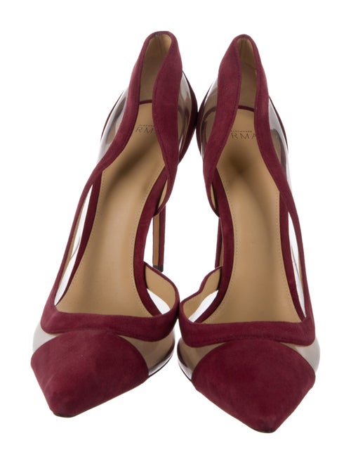 Alexandre Birman Suede D'Orsay Pumps