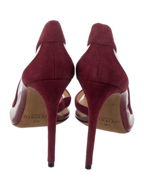 Alexandre Birman Suede D'Orsay Pumps