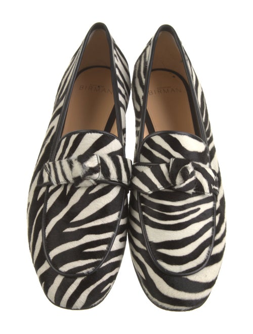 Alexandre Birman Ponyhair Animal Print Loafers