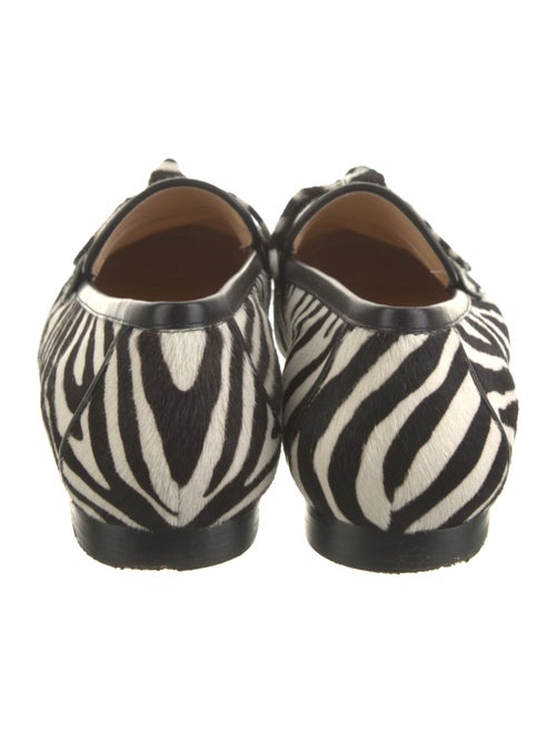 Alexandre Birman Ponyhair Animal Print Loafers
