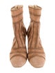 Alexandre Birman Suede Striped Sock Boots