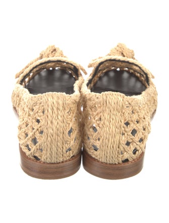 Alexandre Birman Jute Patterned Flats