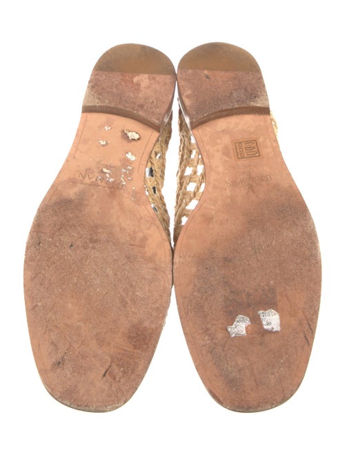 Alexandre Birman Jute Patterned Flats
