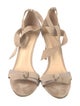 Alexandre Birman Suede Bow Accents Sandals