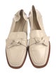 Alexandre Birman Leather Bow Accents Loafers