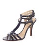 Alexandre Birman Leather T-Strap Sandals