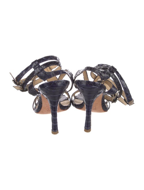 Alexandre Birman Leather T-Strap Sandals
