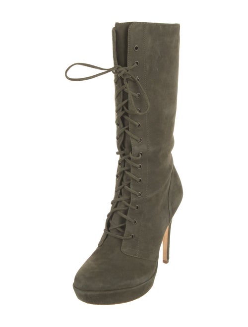 Alexandre Birman Suede Lace-Up Boots