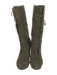 Alexandre Birman Suede Lace-Up Boots