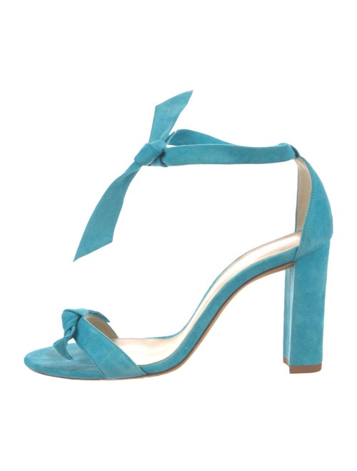 Alexandre Birman Suede Bow Accents Sandals
