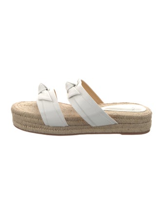 Alexandre Birman Leather Printed Espadrilles
