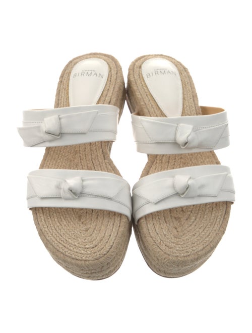 Alexandre Birman Leather Printed Espadrilles