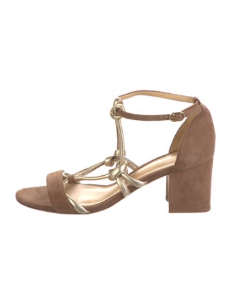Alexandre Birman Suede Gladiator Sandals