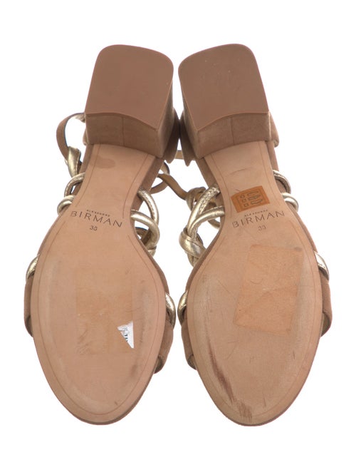 Alexandre Birman Suede Gladiator Sandals