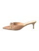 Alexandre Birman Embossed Leather Mules