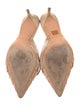 Alexandre Birman Embossed Leather Mules