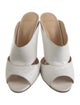 Alexandre Birman Embossed Leather Slides
