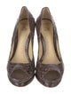 Alexandre Birman Python Animal Print Pumps