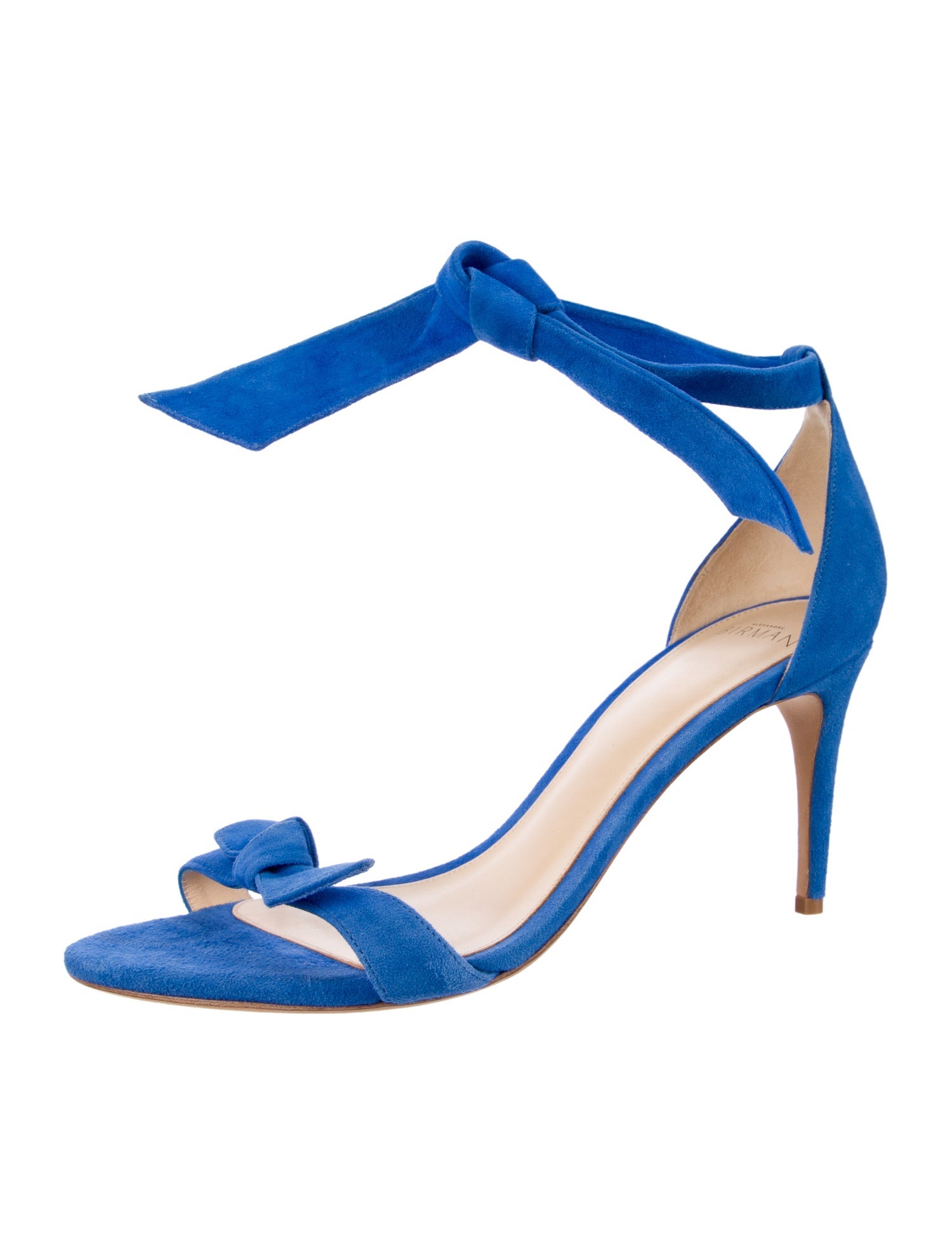 Alexandre Birman Suede Bow Accents Sandals
