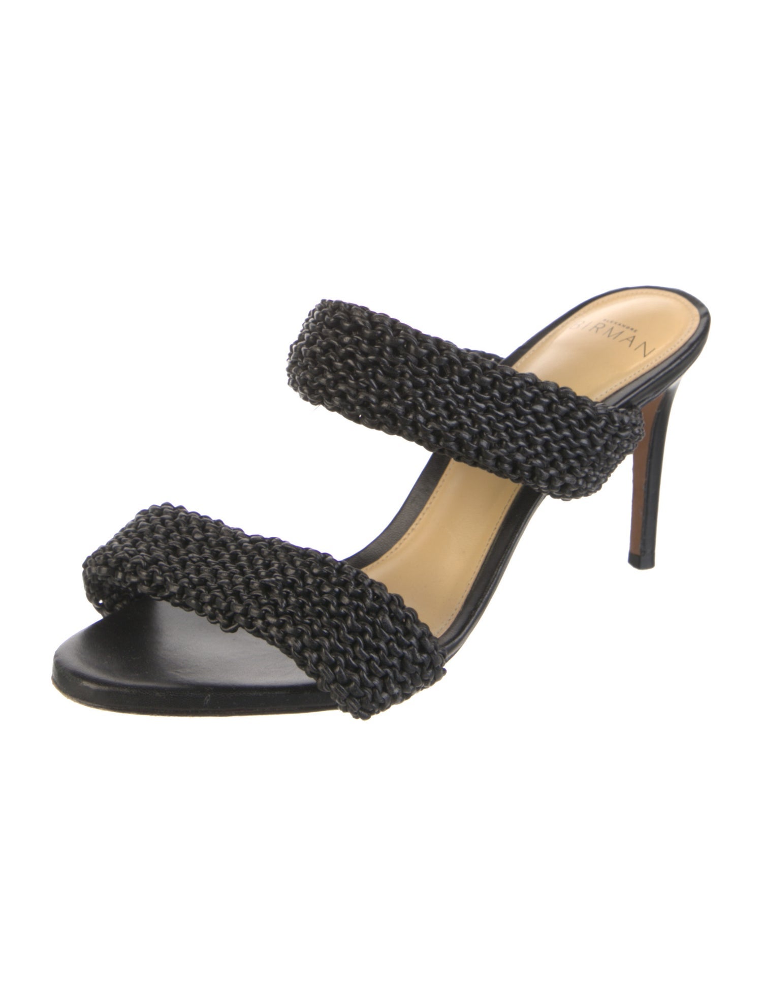 Alexandre Birman Leather Slides