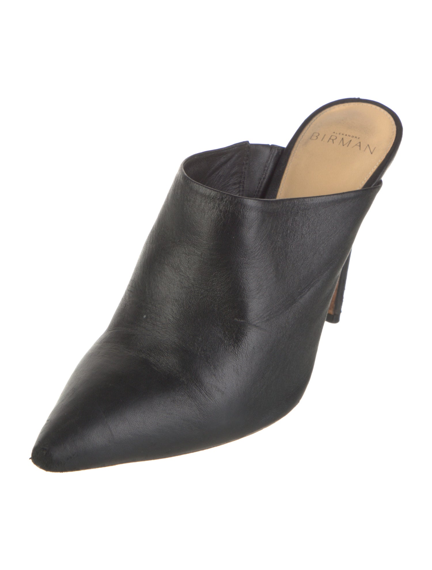 Alexandre Birman Leather Mules