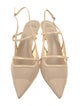 Alexandre Birman Mesh Accents Slingback Pumps