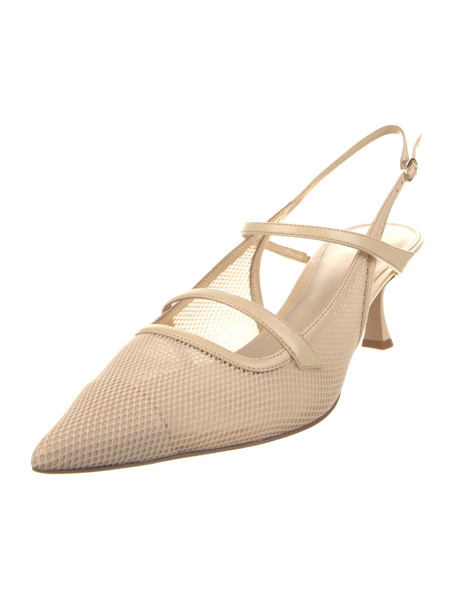 Alexandre Birman Mesh Slingback Pumps w/ Tags