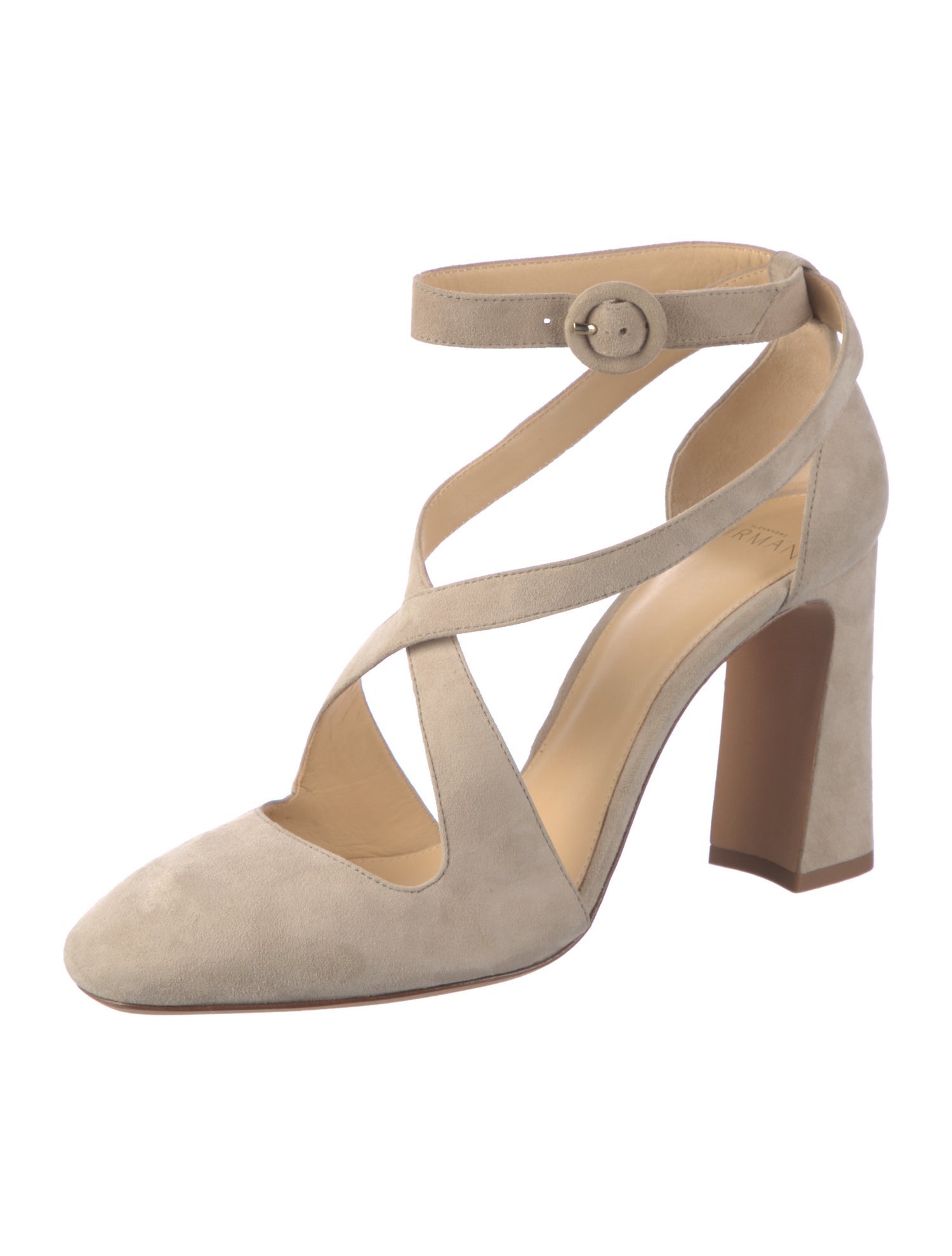 Alexandre Birman Suede D'Orsay Pumps