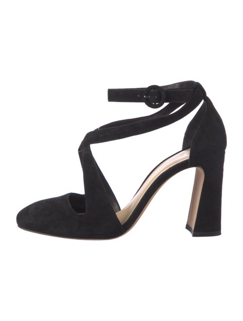 Alexandre Birman Suede D'Orsay Pumps
