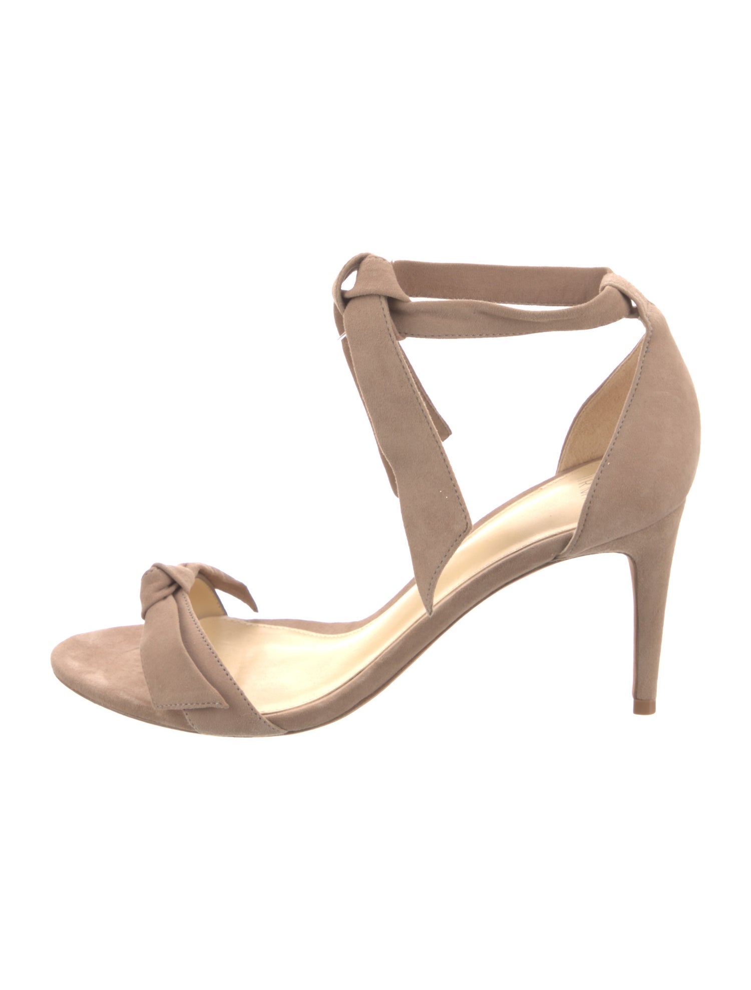Alexandre Birman Suede Bow Accents Sandals