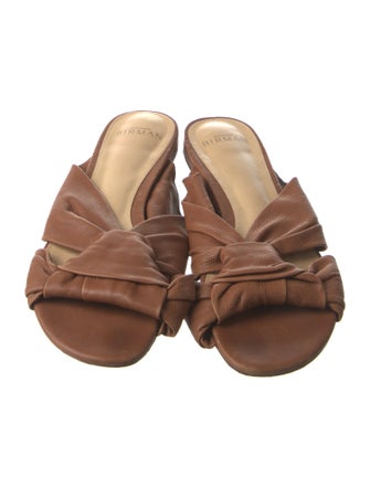 Alexandre Birman Leather Slides