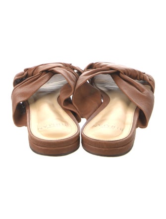 Alexandre Birman Leather Slides