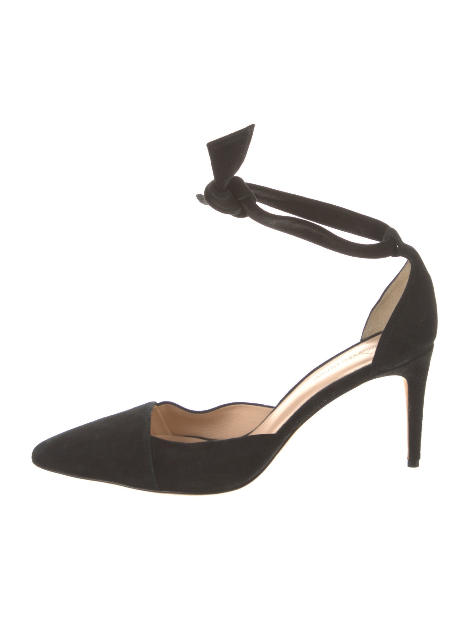 Alexandre Birman Suede D'Orsay Pumps