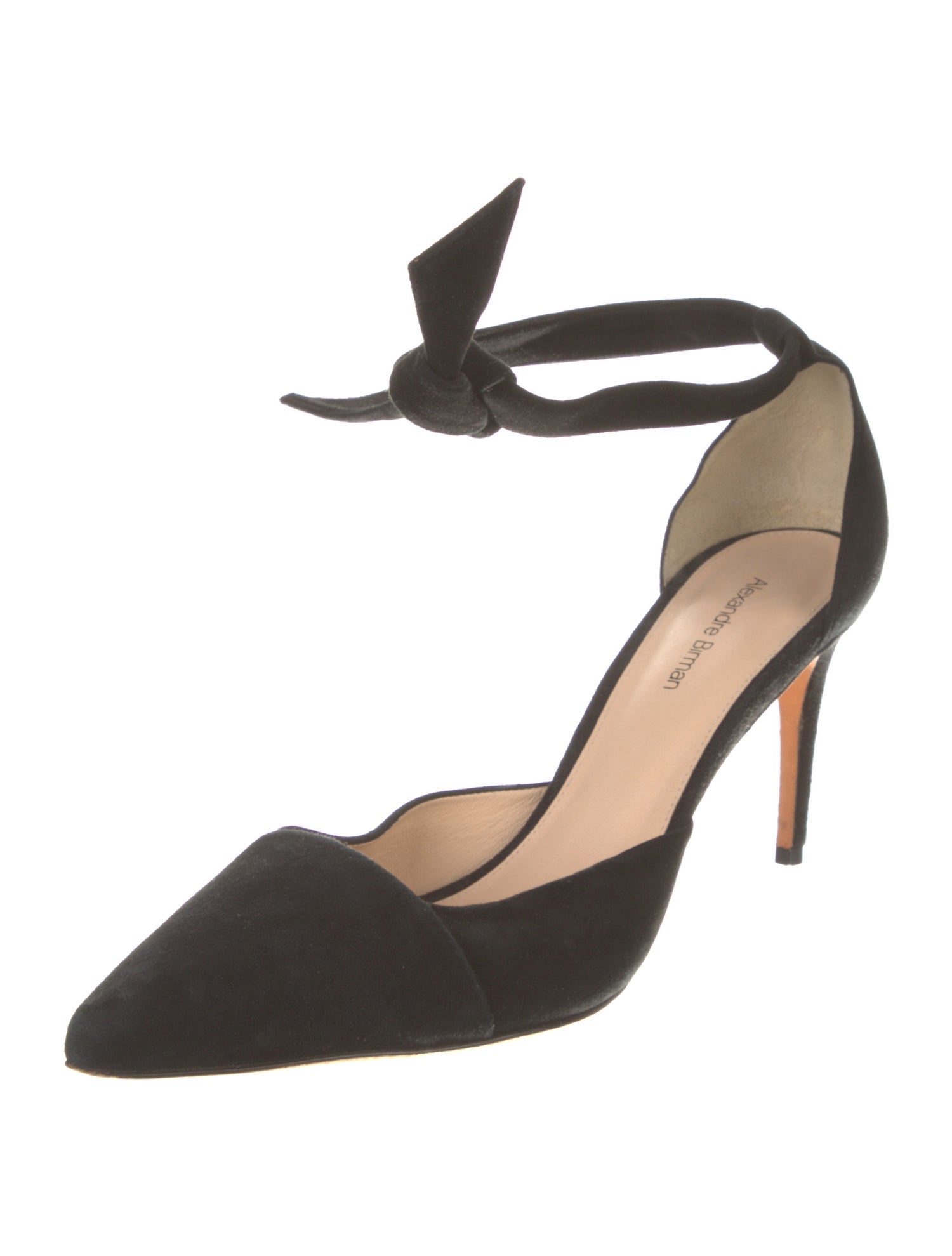 Alexandre Birman Suede D'Orsay Pumps