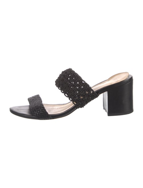 Alexandre Birman Intrecciato Weave Leather Slides