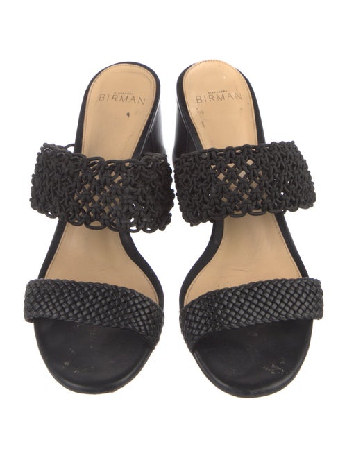 Alexandre Birman Intrecciato Weave Leather Slides